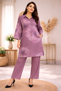 Purple Mauve Floral Co-ord Set